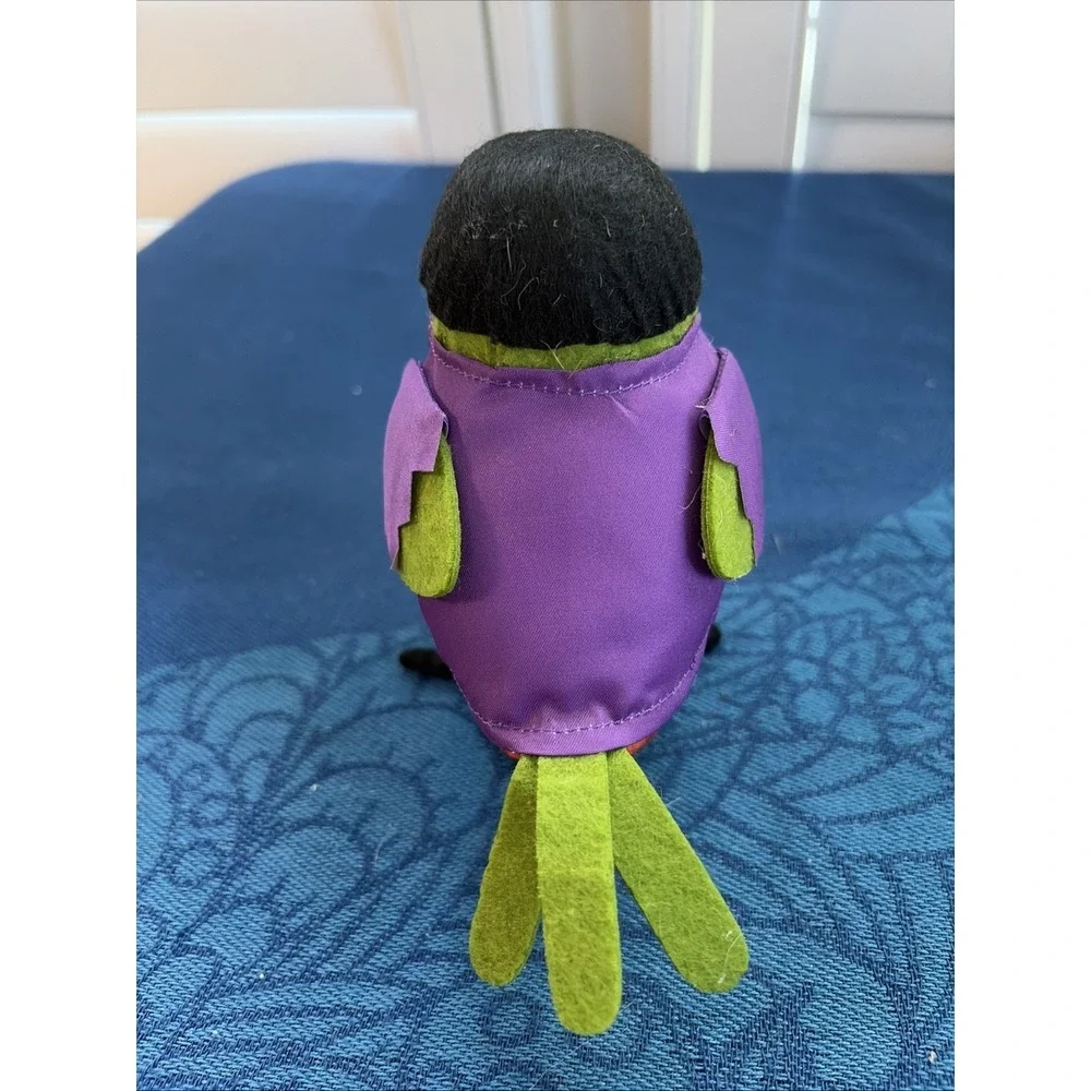 Felt Fabric Bird Decor Figure Halloween Monster Frankenstein Collectible